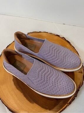 UGG Sammy Metallic Chevron Stretch Knit‎ Slip-On Sneakers Women’s Size 7